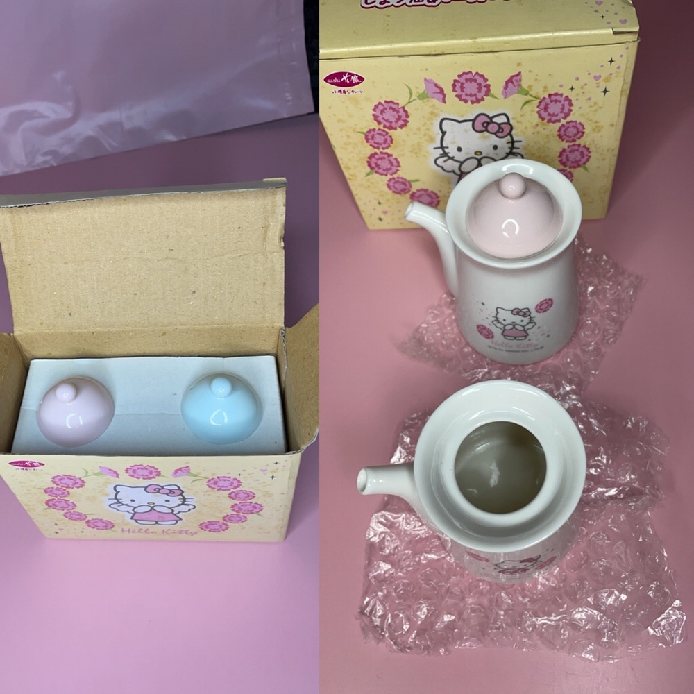 Sanrio Hello Kitty Soy Sauce & Sauce Sashimi Set - Picture 3 of 4